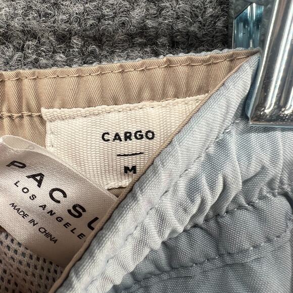 Pacsun Swim Trunks Board Shorts Mens Medium Blue Comfort Beach Stretch Lined - Picture 5 of 8